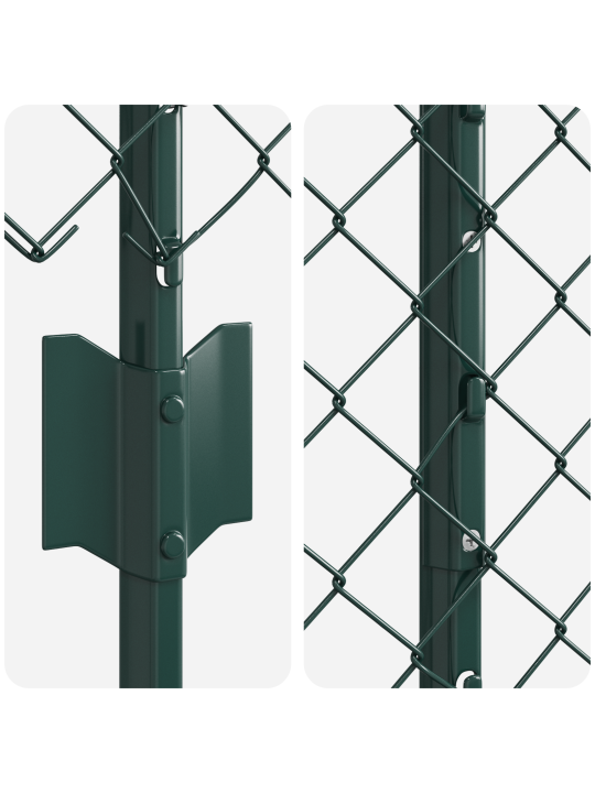 Ahela-link aed 10 u postiga roheline 1.5x10 m teras