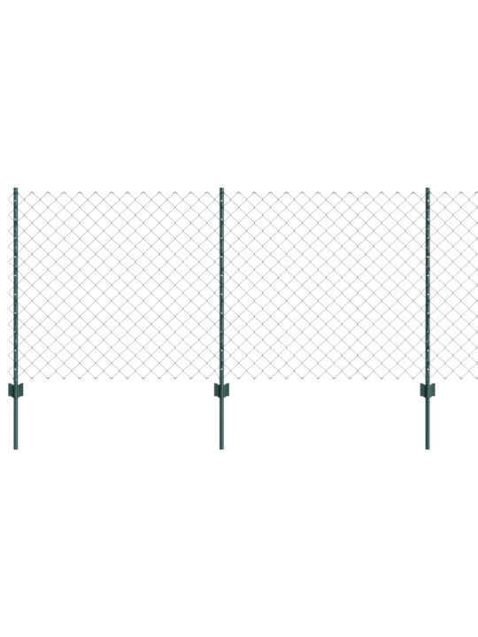 Ahela-aed 10 u posti rohelise 1x10 m terasest