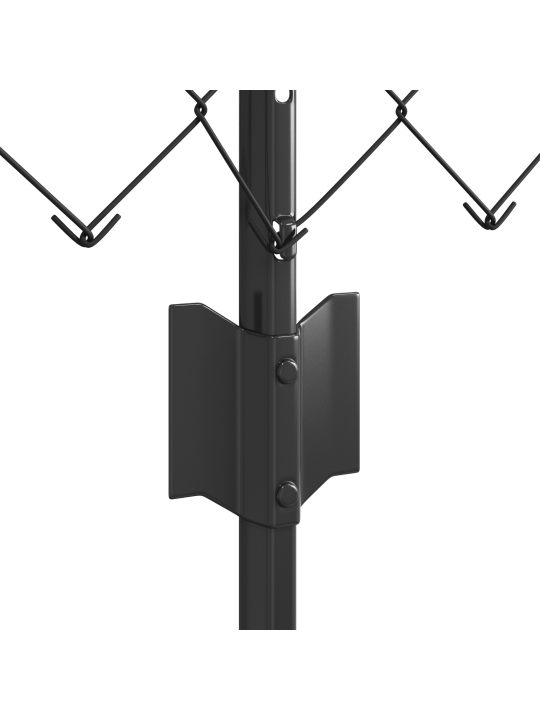 Ahela link aed koos 10 u postiga hall 0.8x10 m teras
