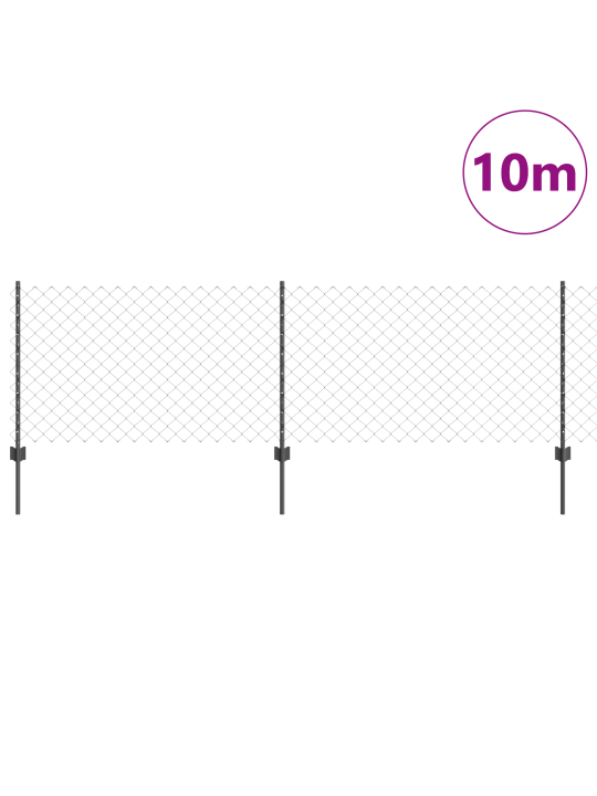 Ahela link aed koos 10 u postiga hall 0.8x10 m teras