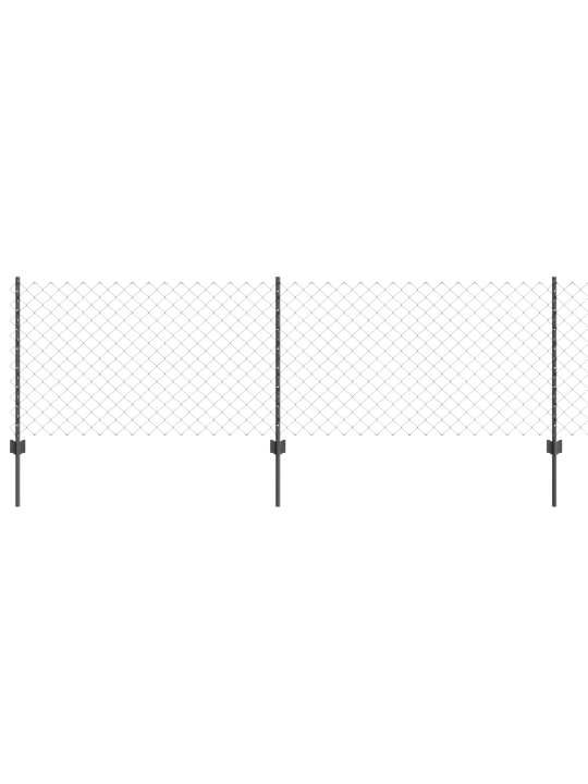 Aia komplekt 2-osaline hall galvaniseeritud teras 25 x 0.8 m