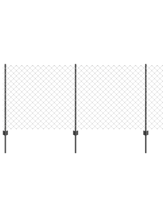 Aiakuuri komplekt 2 tk hall tsingitud teras 25 x 1 m vastupidav
