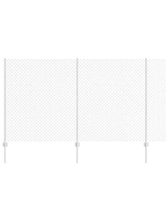 Ahel-link piire 20 u posti hõbedased 1.4 x 10 m teras