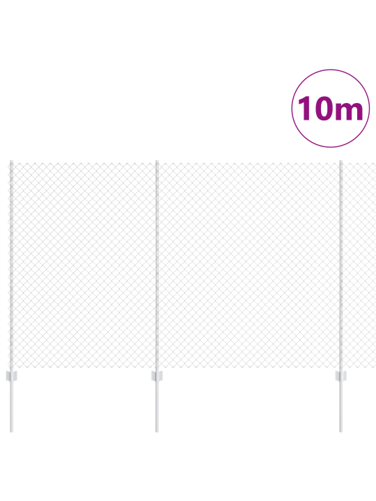Ahel-link aiapink 20 u posti hõbedane 1.5x10 m teras