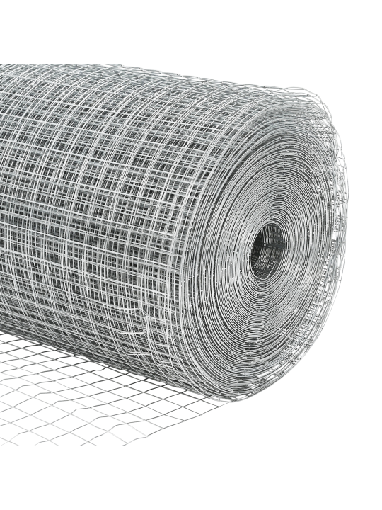 Kana võrkaia komplekt 2 tk galvaniseeritud teras 10 x 1 m