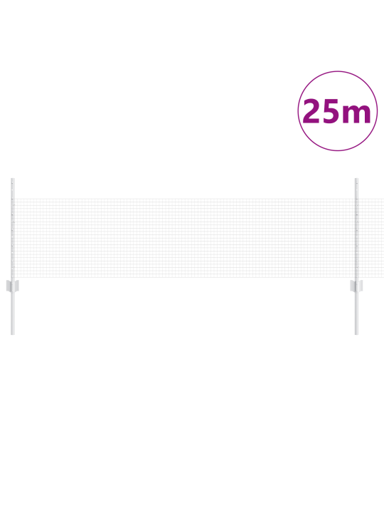 Aia aed 2 tk komplekt galvaniseeritud teras 25 x 0.5 meetrit
