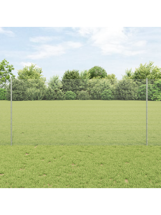 Keeratud traat aed koos 22 u postiga hall 1.2x25 m teras