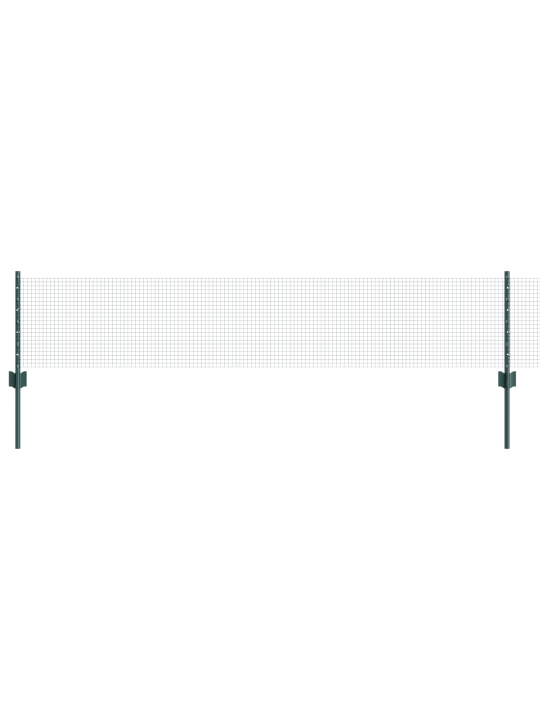 Keeratud traadi aed 11 u postiga roheline 0.4x25 m teras