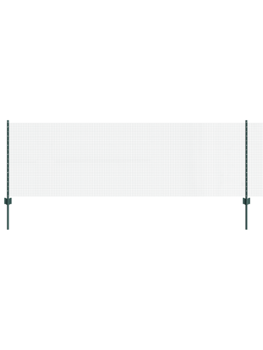 Keeratud traadi aed 11 u postiga roheline 0.8x25 m teras