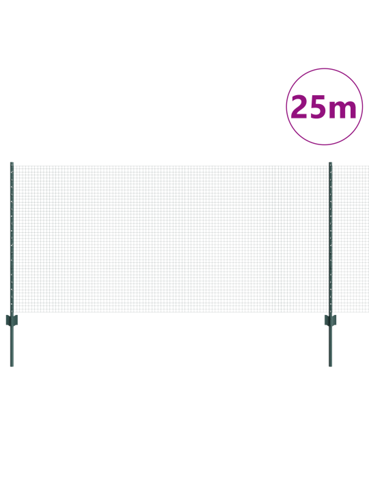 Kanaai aiapidamise komplekt 2 tk roheline tsinkteras 25 x 1 m
