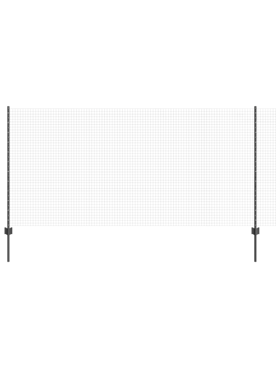 Keevitatud traafiai koos 10 u-postiga hall 1.2x10 m teras