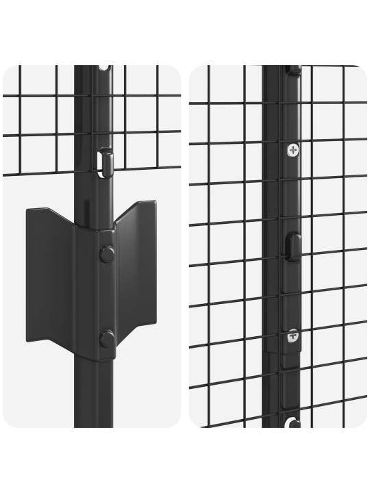 Keermestatud traataed 10 u posti hall 1.4x10 m teras