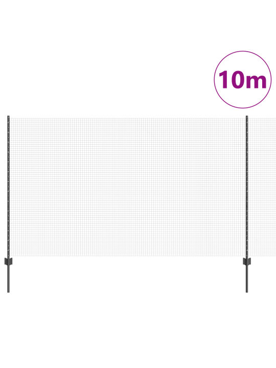 Keermestatud traataed 10 u posti hall 1.4x10 m teras