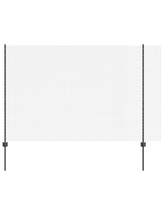 Keermestatud traadi tara 10 u posti hall 1.6x10 m teras