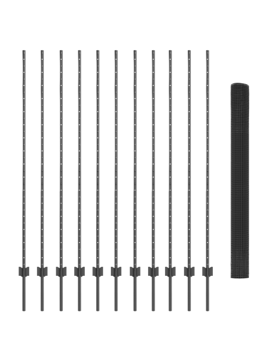 Torustatud traat aed 22 u postidega hall 1.6x25 m teras