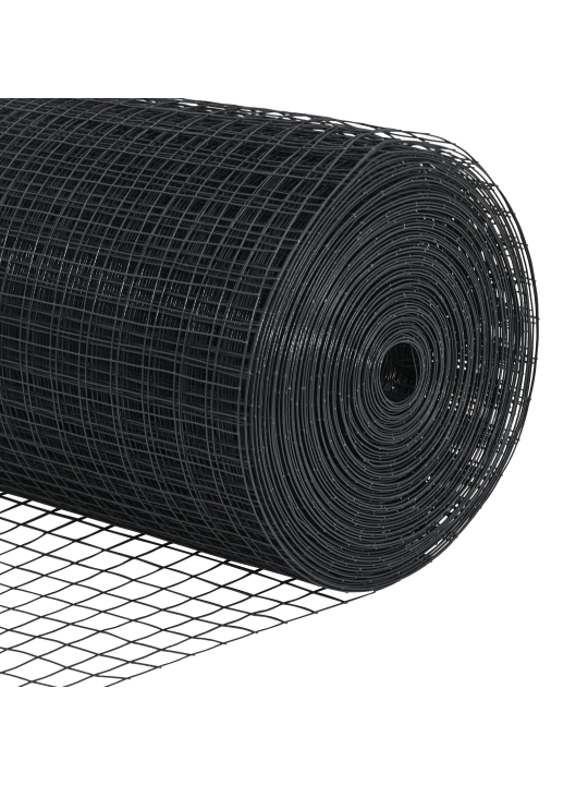 Hall keevitatud traadiai koos 22 postiga 0.6x50 m teras