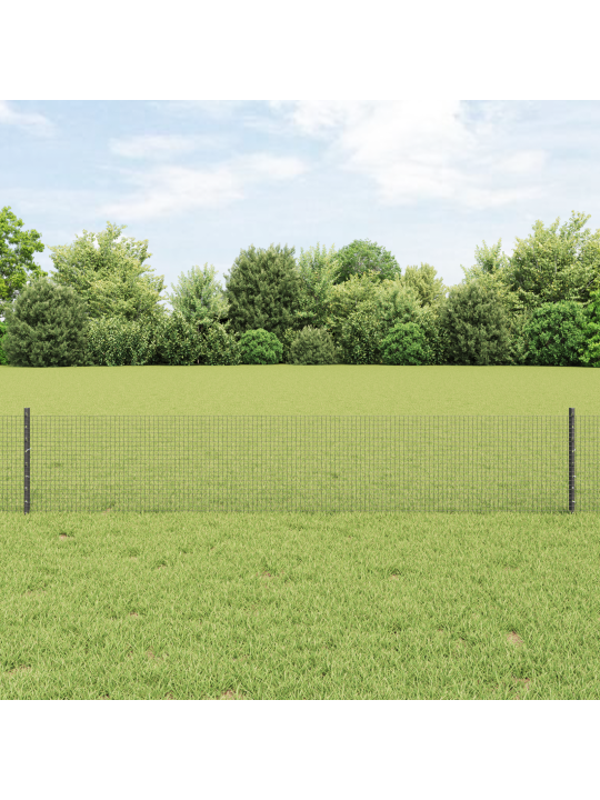Keevitatud traadi aed 44 u-postiga hall 0.4x100 m teras