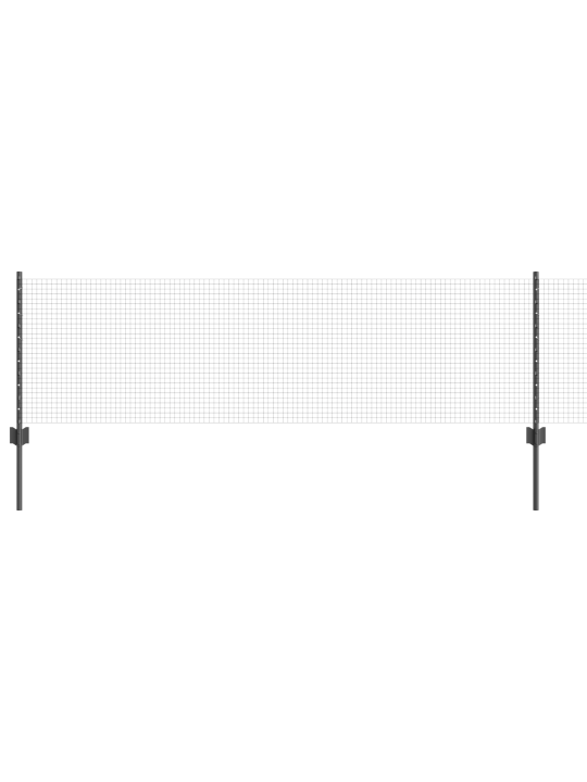 Keermestatud traadi aed 44 u postiga hall 0.6x100 m teras