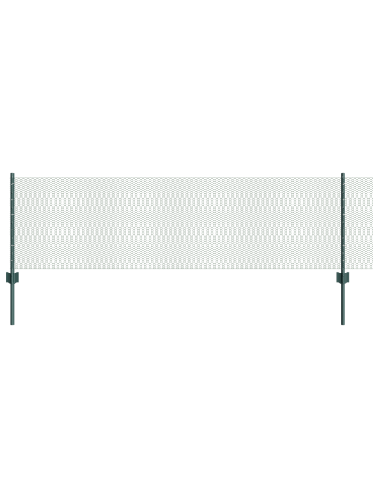 Aiapostid 11 tk u-kanal roheline 60 cm teras