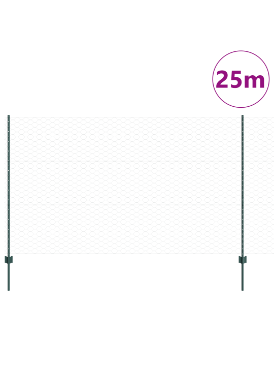 Aia postid 11 tk u-kanal roheline 140 cm teras
