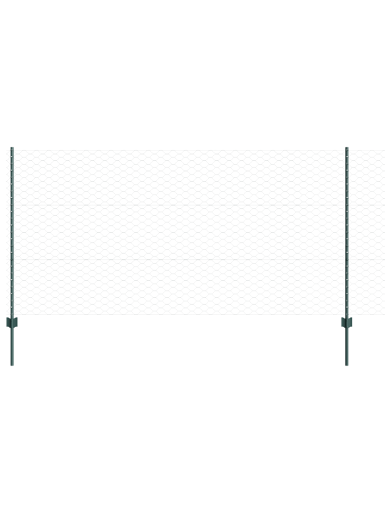 Aiapostid 11 tk u-kanal roheline 120 cm teras
