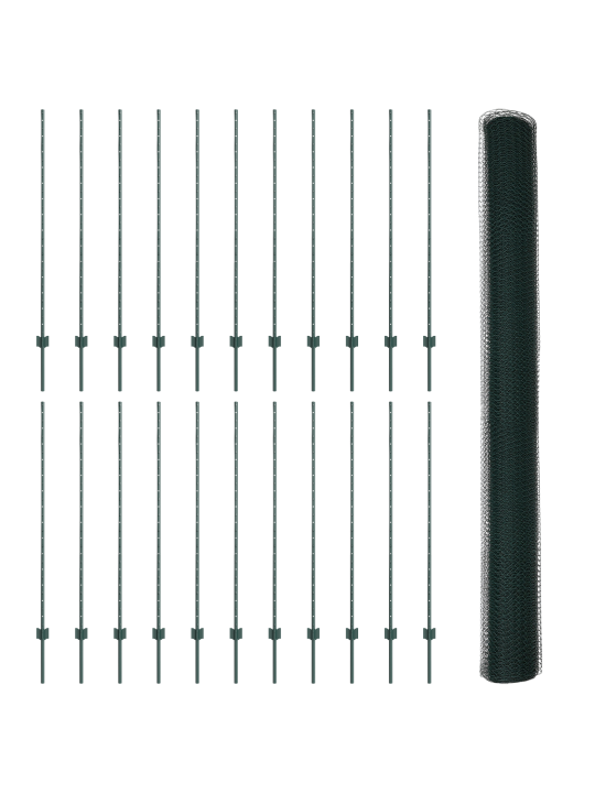 Aiatooted 11 tk u-kanal roheline 140 cm teras