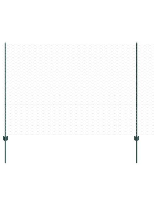 Aia postid 11 tk u-kanal roheline 150 cm teras