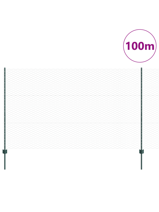 Aiatukid 11 tk u-kanal roheline 140 cm teras