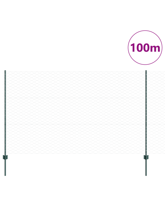 Aia postid 11 tk u-kanal roheline 140 cm teras