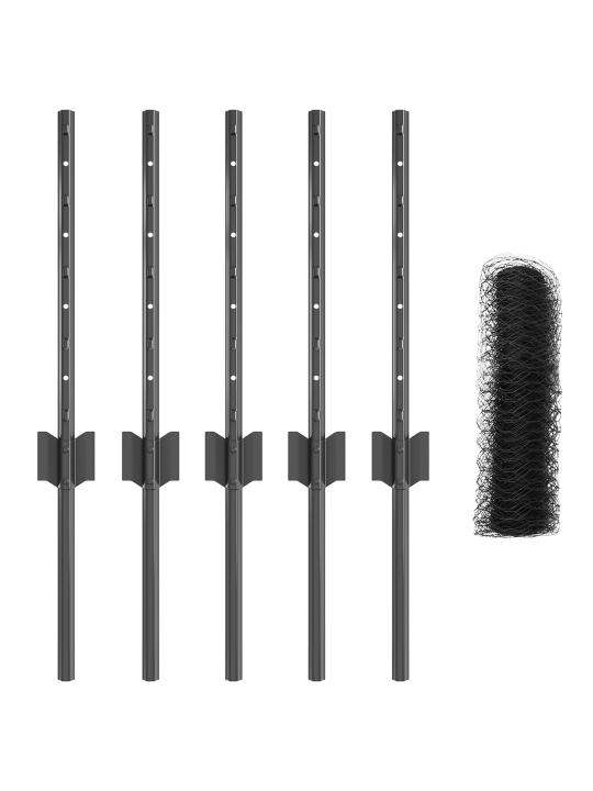 Aia postid 5 tk u-kanal hall 40 cm teras