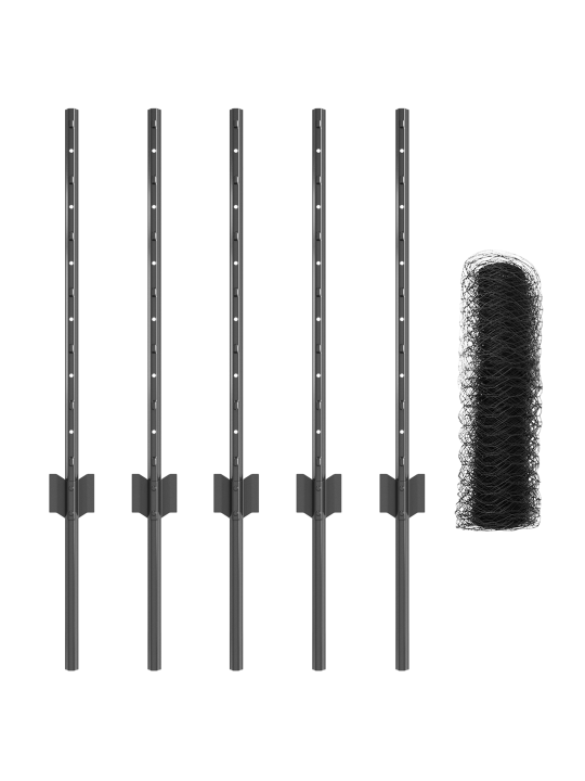 Aiapostid 5 tk u-kanal hall 60 cm teras