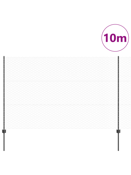 Aia postid 10 tk u-kanal hall 150 cm teras