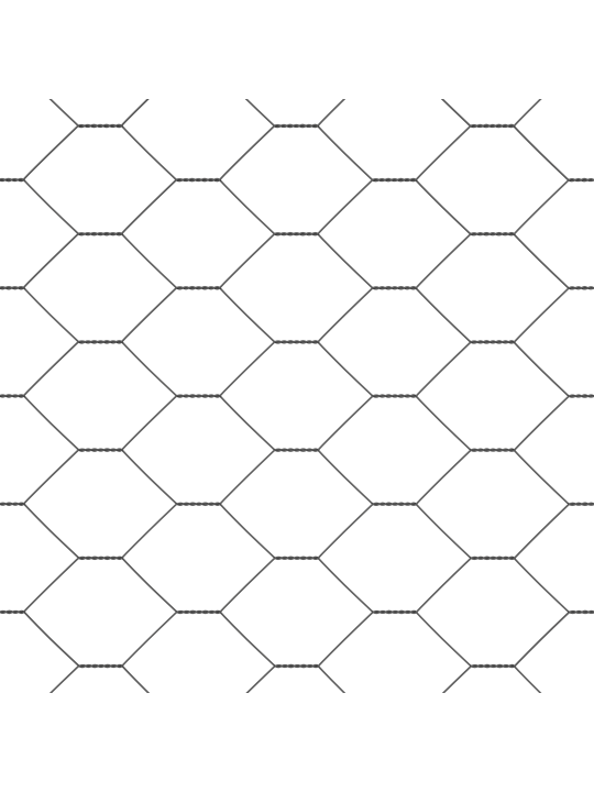 Kuusnurga aia piirde komplekt 2 tükki hall teras 25 x 0.5m
