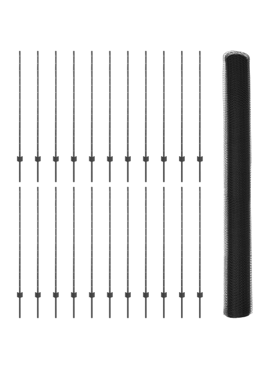 Piiret 22 tk u-kanal hall 140 cm teras