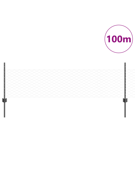 Aiapostid 11 tk u-kanal hall 60 cm teras