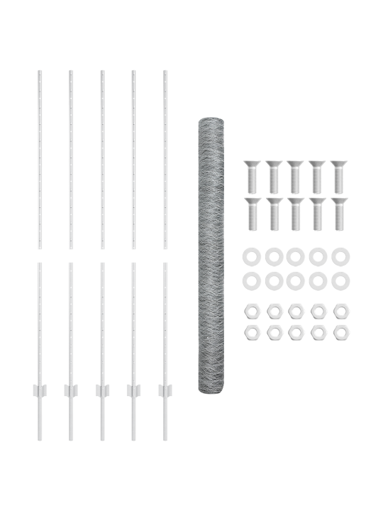 Aia postid 10 tk u-kanal 150 cm tsingitud teras