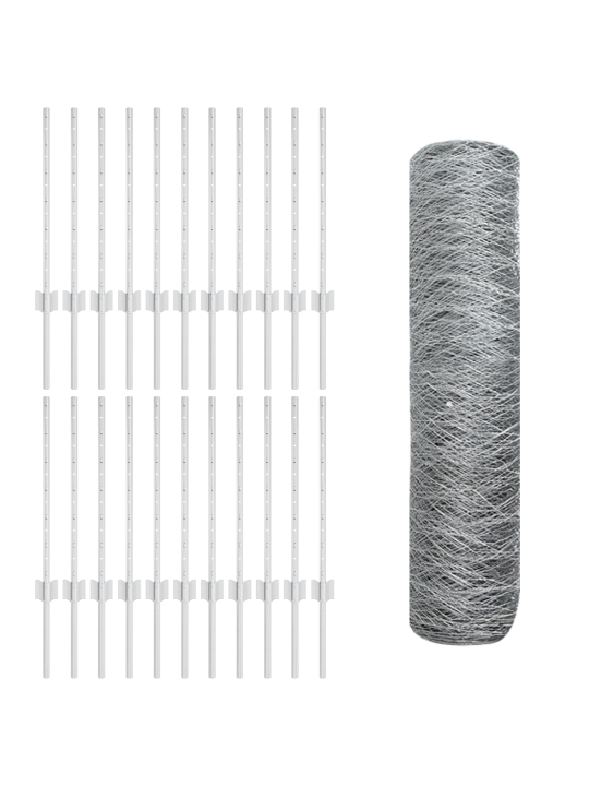 Aia postid 11 tk u-kanal 60 cm galvaniseeritud teras