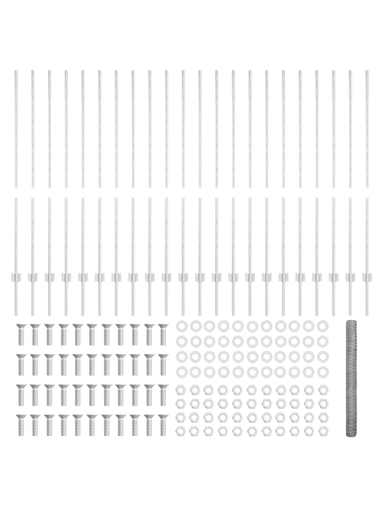 Aia postid 22 tk u-kanali 140 cm galvaniseeritud teras