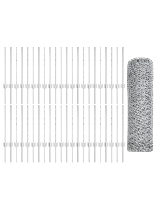 Aia postid 11 tk u-kanal 60 cm galvaniseeritud teras