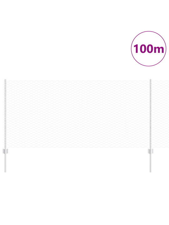 Aiapostid 22 tk u-kanal 100 cm tsingitud teras