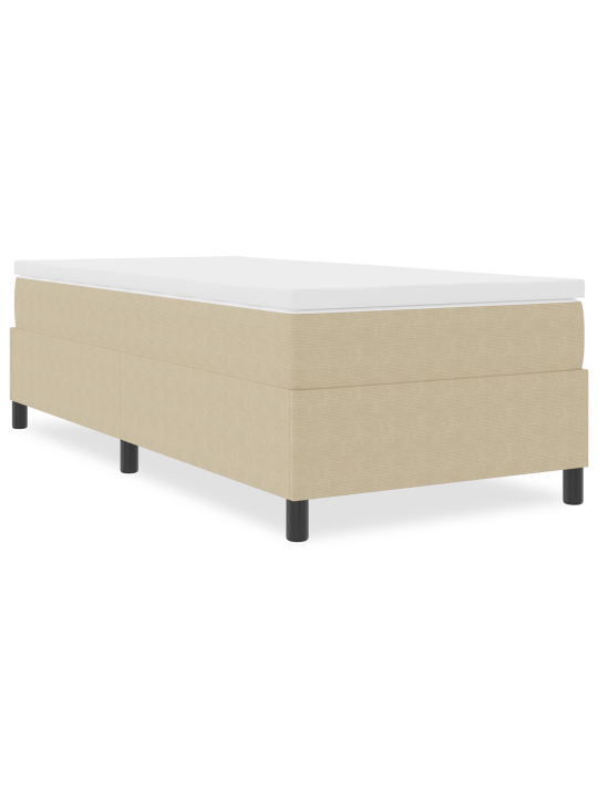 Box spring voodi hele roheline hall 80x200 cm corduroy kangas