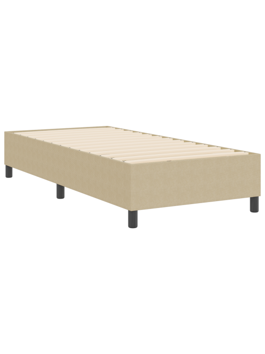 Box spring voodi hele roheline hall 80x200 cm corduroy kangas