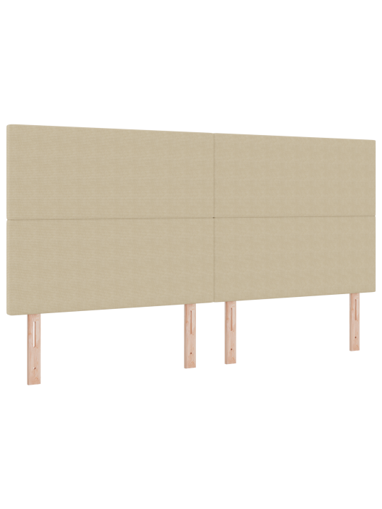 Kastpringvoodi koos madratsiga hele roheline hall 200x200 cm korduroo kangas