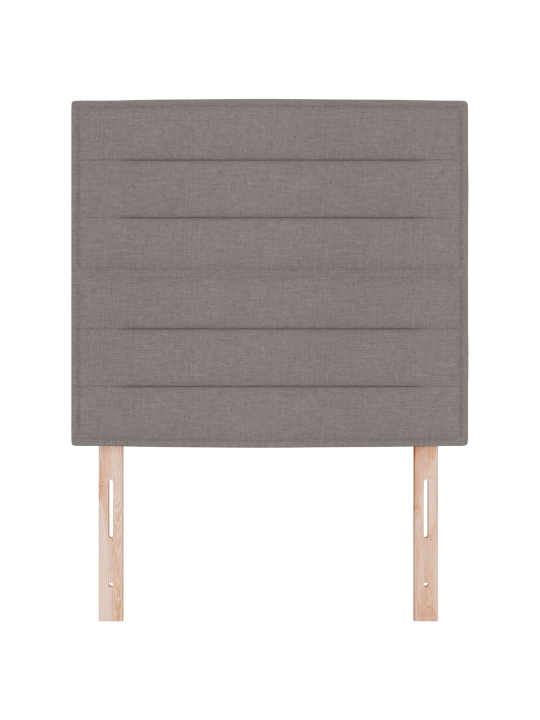Voodiots joonte kujundus pruunikashall 100 cm kangas