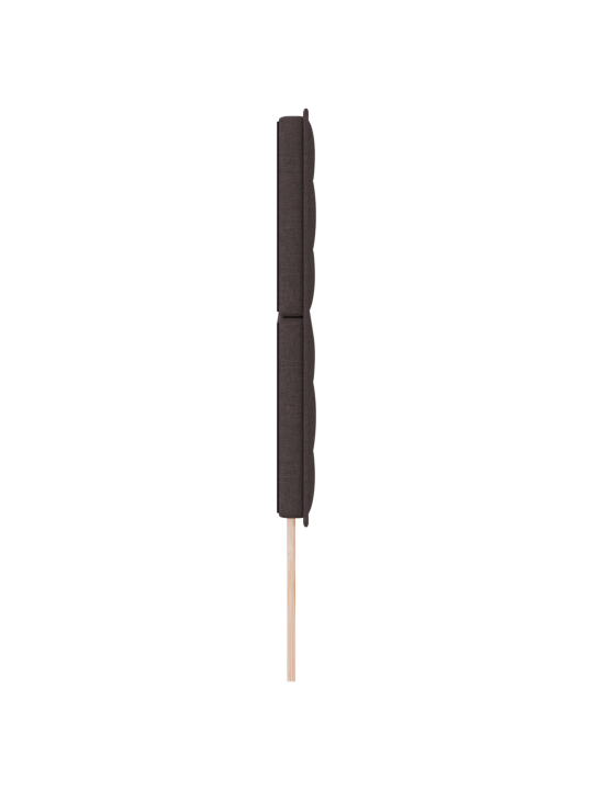 Voodipeats joonte disain tumepruun 160 cm kangas