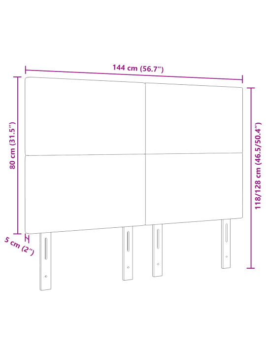 Voodipeats lihtne kreemjas 140cm veluurkangast