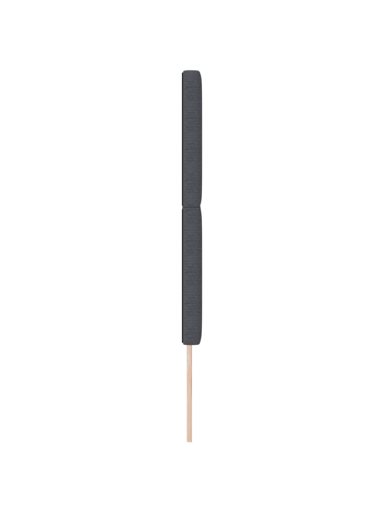 Voodipeats lihtne disain tume hall 160 cm corduroy kangas