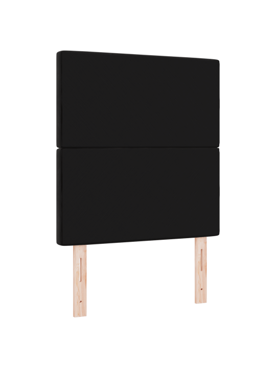 Voodiots krisnupuga tuftitud must 80 cm samet
