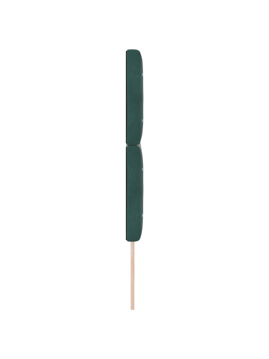 Voodiots kristallnuppudega tuftitud tumeroheline 140 cm samet
