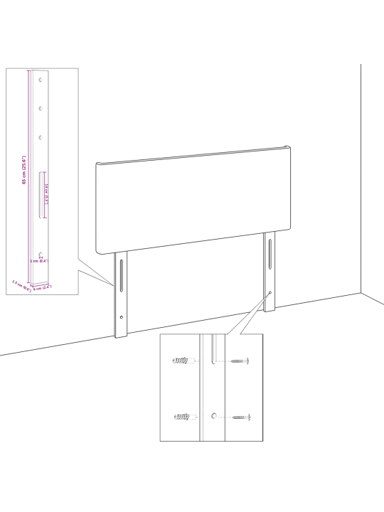 Voodiots kristallnuppudega tuftitud tumeroheline 140 cm samet